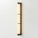 Cylindra Alabaster Brass Wall Light