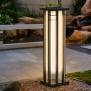 Modern Double Axis Outdoor Post Lamp