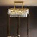 Modern Crystal Gold Chandelier