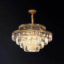 Modern Crystal Gold Chandelier