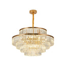 Modern Crystal Gold Chandelier
