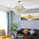 Modern Crystal Gold Chandelier