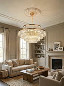 Modern Crystal Gold Chandelier