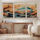 Modern Japanese Wall Art Canvas Print – Framed Yayoi Kusama
