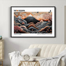 Modern Japanese Wall Art Canvas Print – Framed Yayoi Kusama
