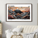 Modern Japanese Wall Art Canvas Print – Framed Yayoi Kusama