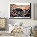 Modern Japanese Wall Art Canvas Print – Framed Yayoi Kusama