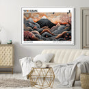 Modern Japanese Wall Art Canvas Print – Framed Yayoi Kusama