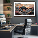 Modern Japanese Wall Art Canvas Print – Framed Yayoi Kusama
