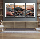 Modern Japanese Wall Art Canvas Print – Framed Yayoi Kusama