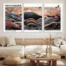 Modern Japanese Wall Art Canvas Print – Framed Yayoi Kusama