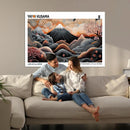 Modern Japanese Wall Art Canvas Print – Framed Yayoi Kusama