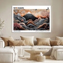 Modern Japanese Wall Art Canvas Print – Framed Yayoi Kusama