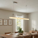 Modern Linear Alabaster Pendant Light