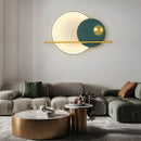 Double Circle Linear Wall Light