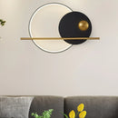 Double Circle Linear Wall Light
