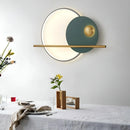 Double Circle Linear Wall Light