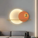 Double Circle Linear Wall Light