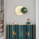 Double Circle Linear Wall Light