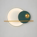 Double Circle Linear Wall Light