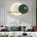 Double Circle Linear Wall Light