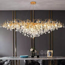 Ooze Drop-Shaped Crystal Chandelier