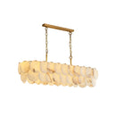 Modern Luxury Round Alabaste Chandelier