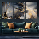 Modern Marble Fluid Effect Wall Art Abstract Canvas Wall Art