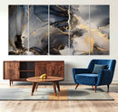 Modern Marble Fluid Effect Wall Art Abstract Canvas Wall Art
