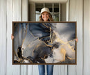Modern Marble Fluid Effect Wall Art Abstract Canvas Wall Art