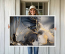 Modern Marble Fluid Effect Wall Art Abstract Canvas Wall Art