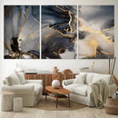 Modern Marble Fluid Effect Wall Art Abstract Canvas Wall Art