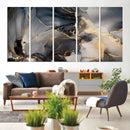 Modern Marble Fluid Effect Wall Art Abstract Canvas Wall Art