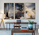 Modern Marble Fluid Effect Wall Art Abstract Canvas Wall Art