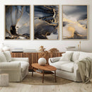 Modern Marble Fluid Effect Wall Art Abstract Canvas Wall Art