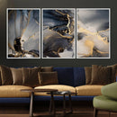 Modern Marble Fluid Effect Wall Art Abstract Canvas Wall Art