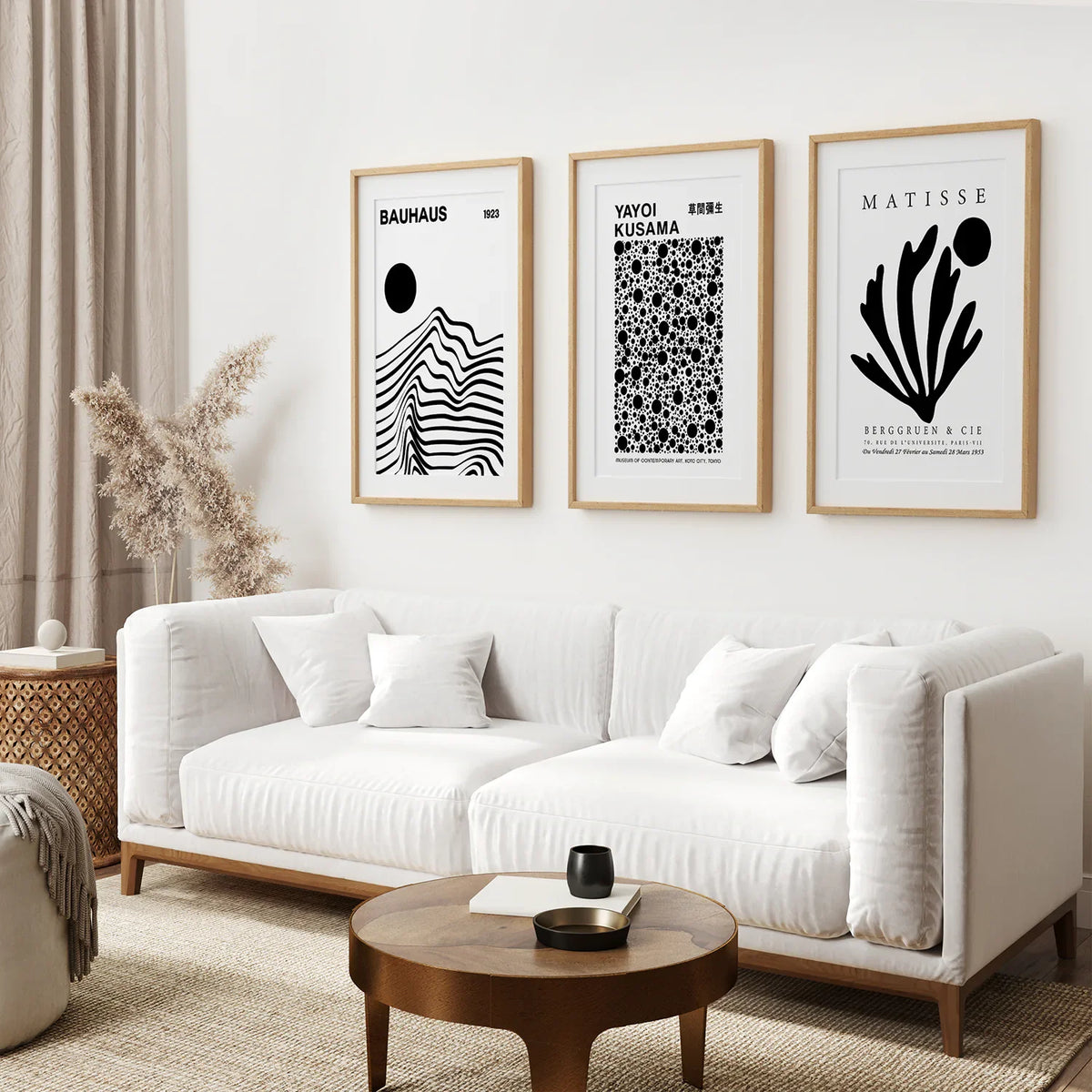 Set Of 3 Black and White Minimalist Prints, photo 6 of 9