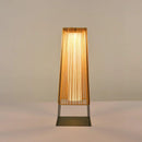 Modern Plastic Rattan Outdoor Post Floor Lamp