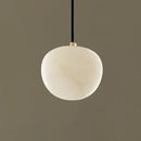 Round Alabaster Pendant Light