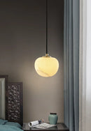 Round Alabaster Pendant Light