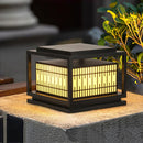Modern Square Window Grille Outdoor Post Light