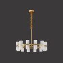 Modern Tabitha Alabaster Chandelier