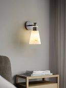 Conical Tapered Alabaster Wall Sconce
