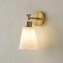 Conical Tapered Alabaster Wall Sconce