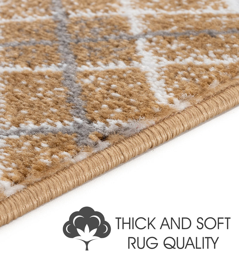Stair Treads Rug 9"x28" Modern Collection | Beige