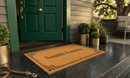 Modern Luxe Border Personalized Coir Mat