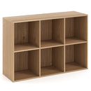 Modern 6-Cube Bookcase with Anti-tipping Kits for Bedroom Living Room-White by DirectDeals