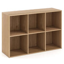 Modern 6-Cube Bookcase with Anti-tipping Kits for Bedroom Living Room-White by LJGDeals