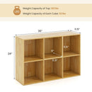 6-Cube Bookcase with Anti-Tipping Kit - Burlywood by LJGDeals