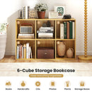 6-Cube Bookcase with Anti-Tipping Kit - Burlywood by LJGDeals